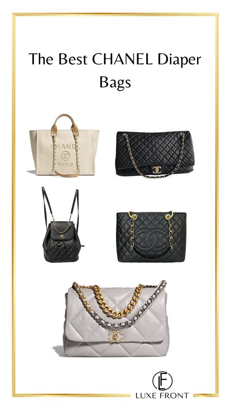 chanel diaper bags|designer diaper bag tote.